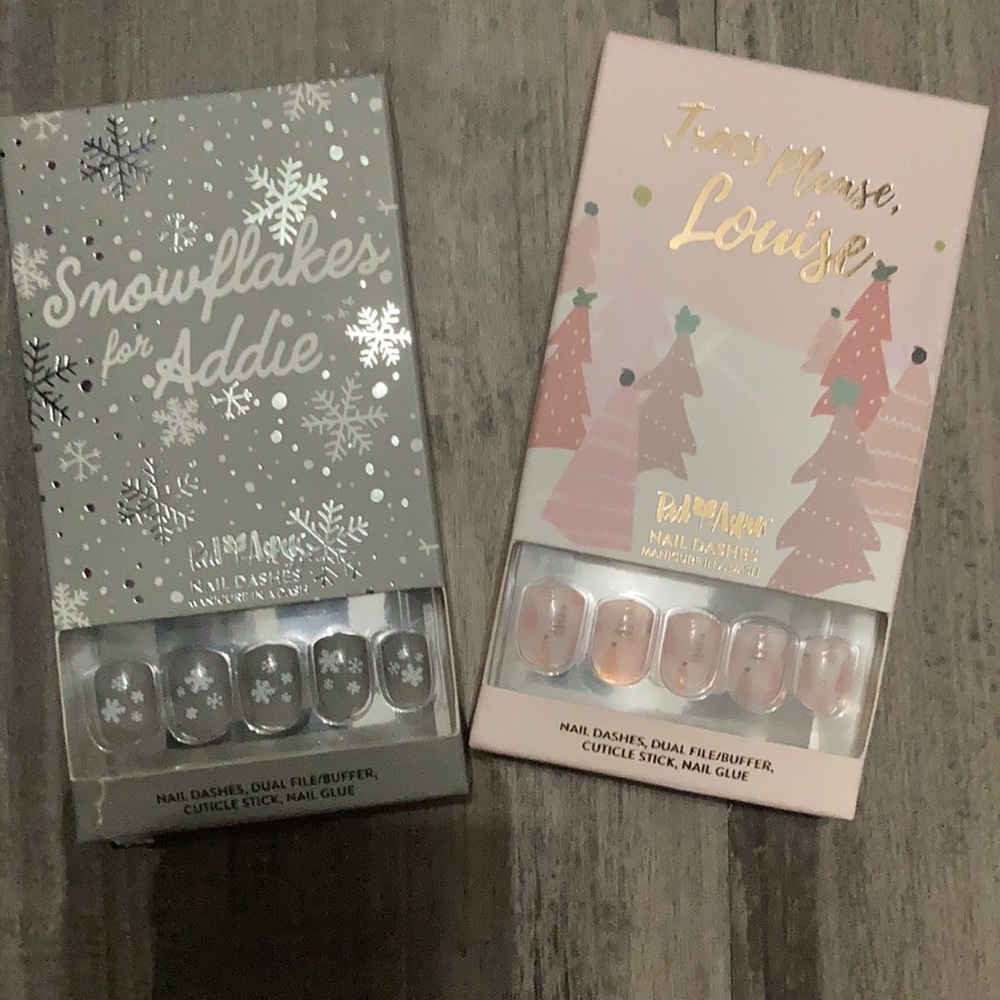 BUNDLE—2- Red Aspen Nail Dashes
